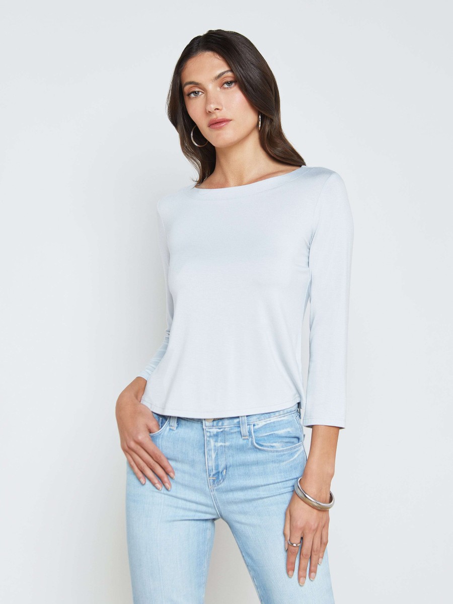 Best Lexa Boatneck Top Tees