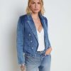 Online Wayne Denim Blazer Blazers & Jackets