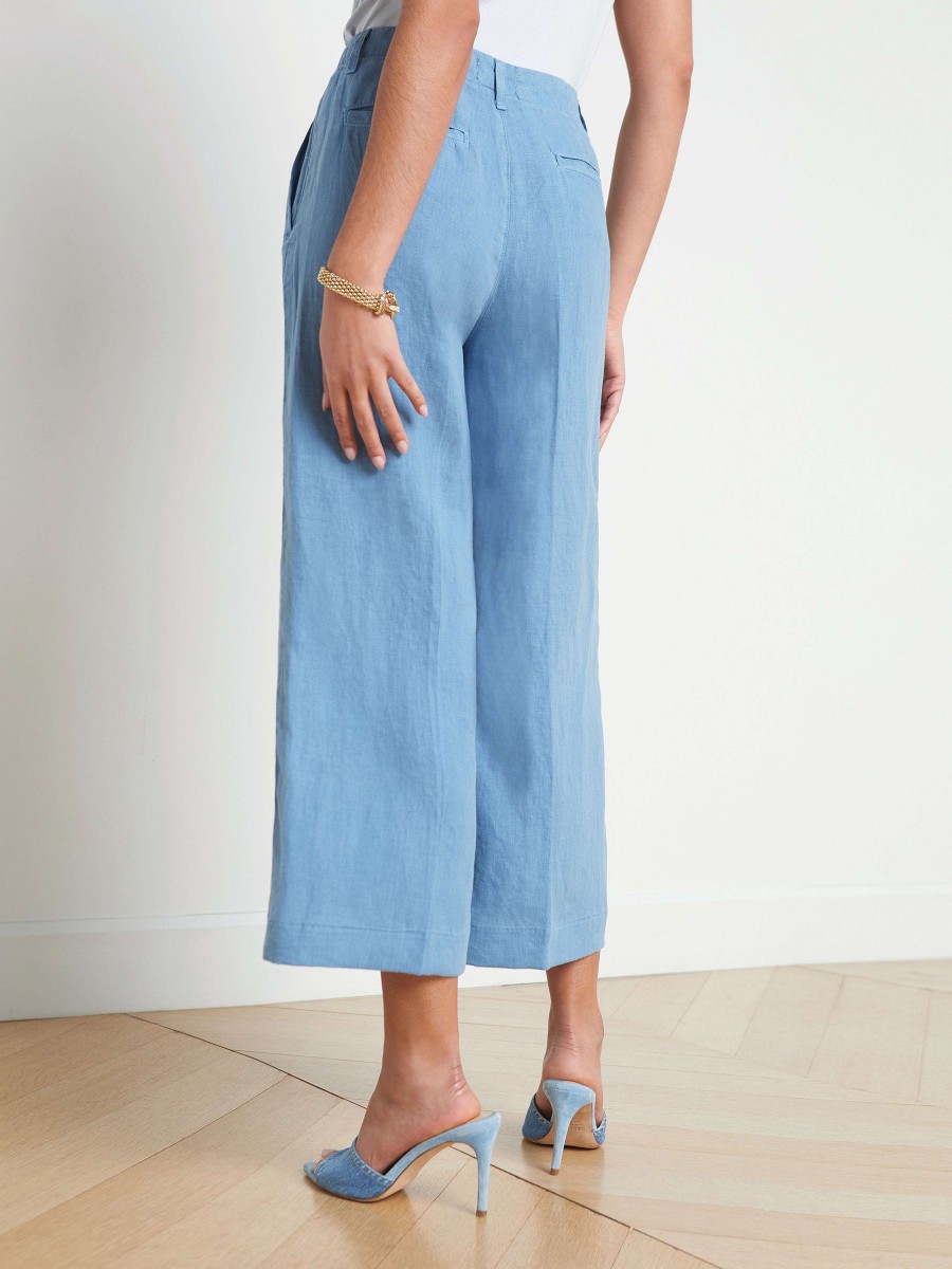 Hot Henderson Linen Cropped Pant Pants, Shorts & Skirts