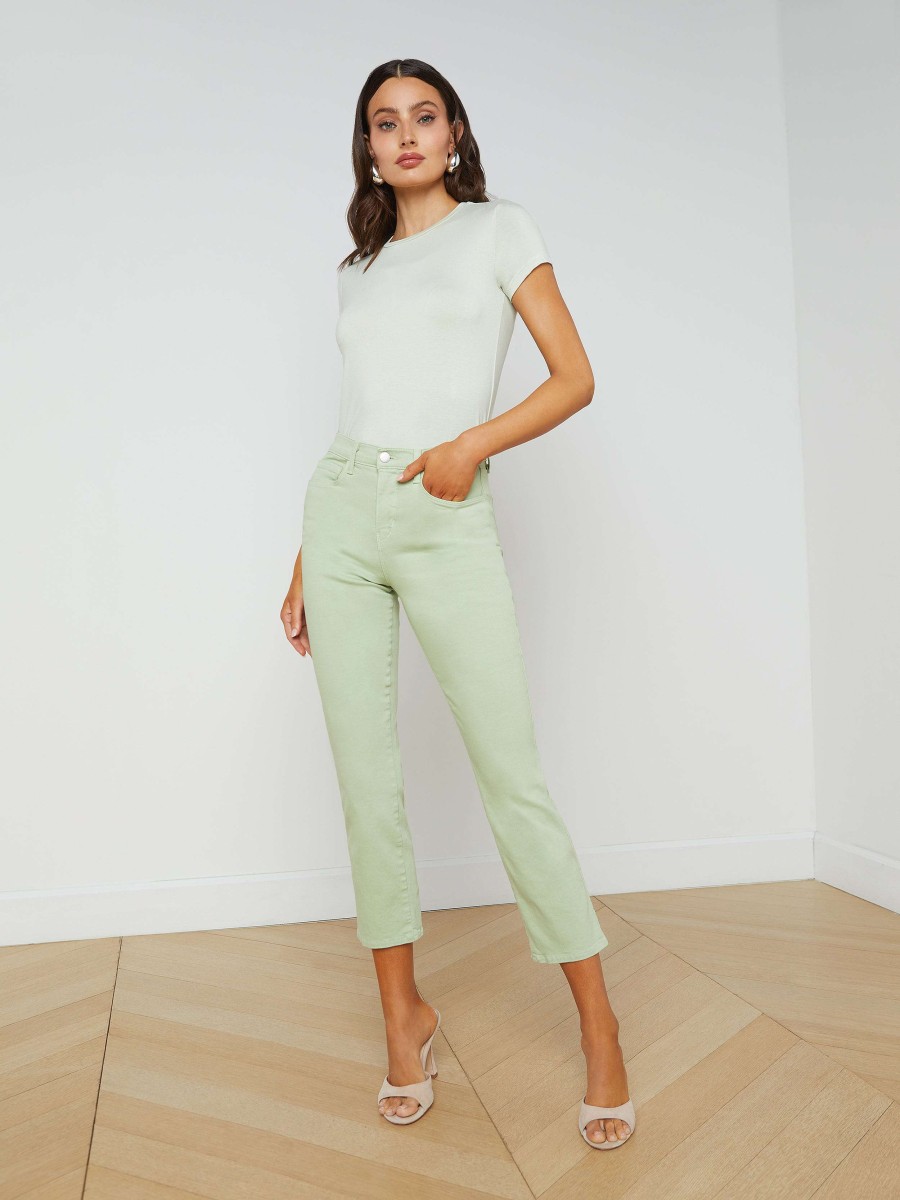 New Alexia Cropped Cigarette Jean Straight