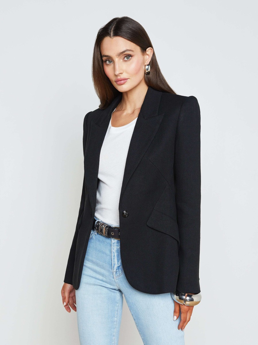 Online Chamberlain Linen-Blend Blazer Blazers & Jackets