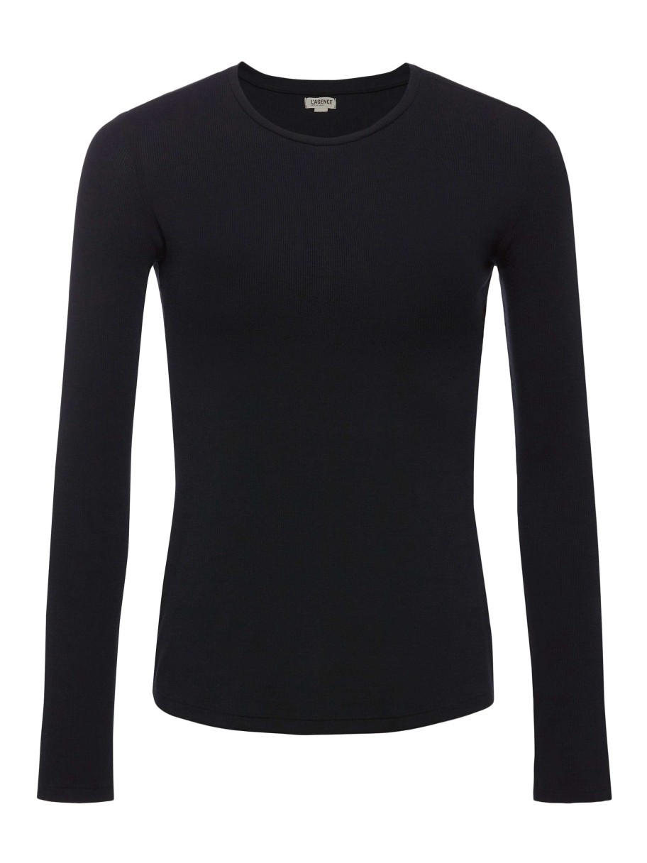 Online Tess Long Sleeve Tee Blouses & Tops